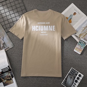 Summer Trendy Loose Fit Men's T-shirt Base Shirt